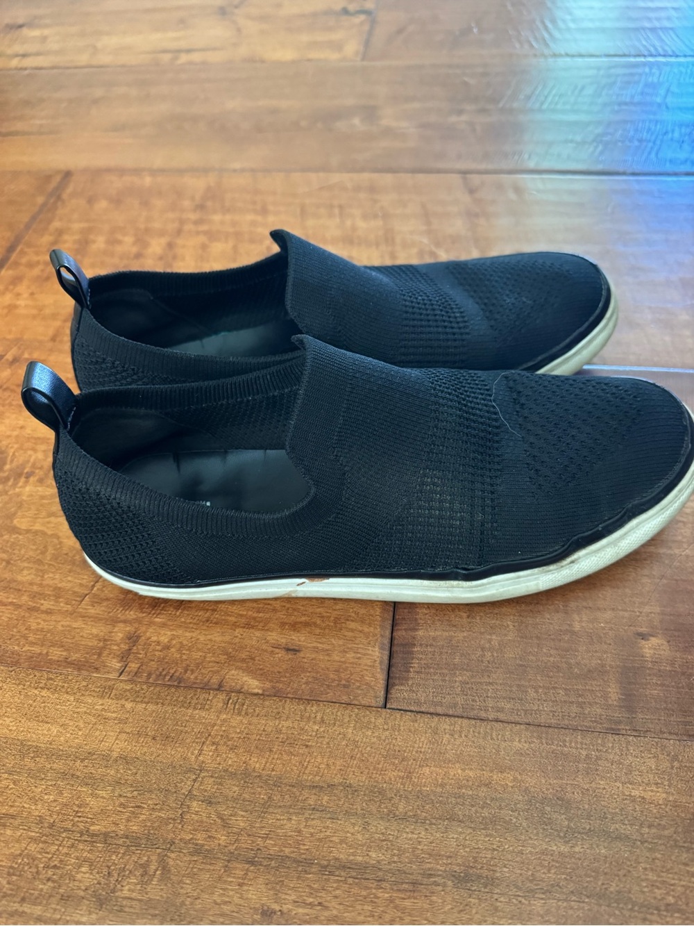 Women's Black Slip-On Shoes